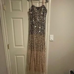 Sequin Ball Gown Prom Dress